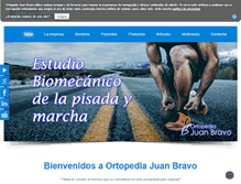 Tablet Screenshot of orto-juanbravo.com